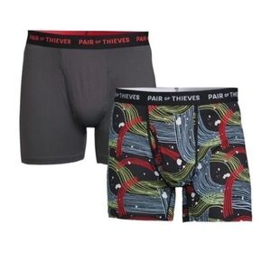 Pair Of Thieves Men’s SuperFit Angel Hair Boxer Briefs 2 Pack Size L